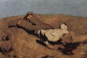 Albin Egger Lienz Die Quelle oil on canvas